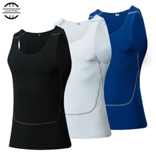 YEL высокоэластичный логотип на заказ спортивный костюм тренировочный костюм без рукавов Футболка тренировочный жилет Топ Фитнес Колготки для спортзала мужской жилет для бега