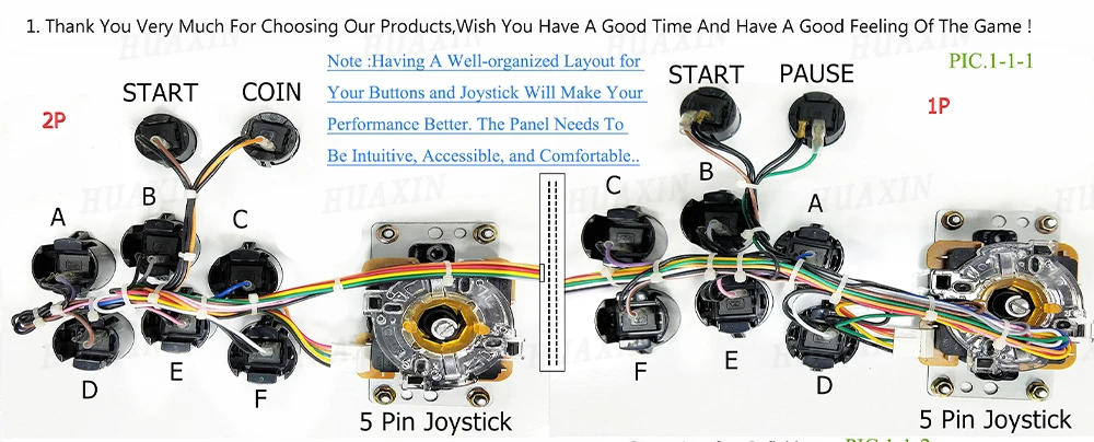 Home Edition Pandora's Box 40 Pin Arcade Console Board Harness