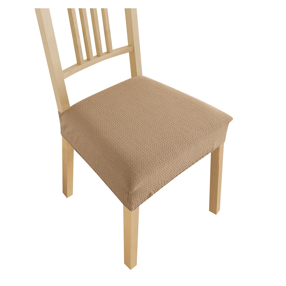 7 Solid Colors With Buckle Chair Cover Big Elastic Chair Covers Seat Slipcovers Stretch Removable Dining Hotel Seat Covers