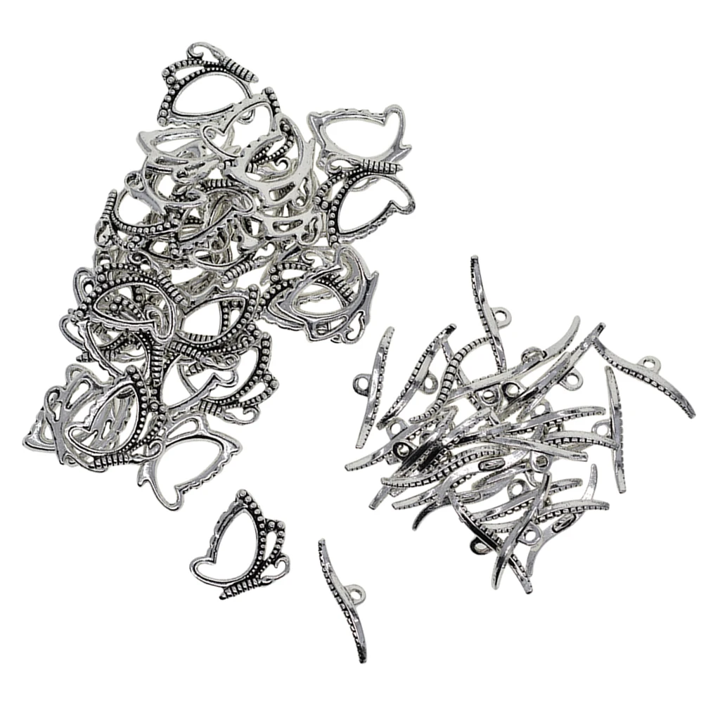 30 Sets Toggle Jewelry Clasps Necklace Toggle Clasp Antique Silver Toggle Clasps for Jewelry Making