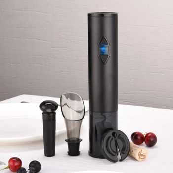 

Automatic Electric Bottle Opener Stainless Steel Mini Wine Stopper Wine Decanter Aerator Smart Wine Set Gift