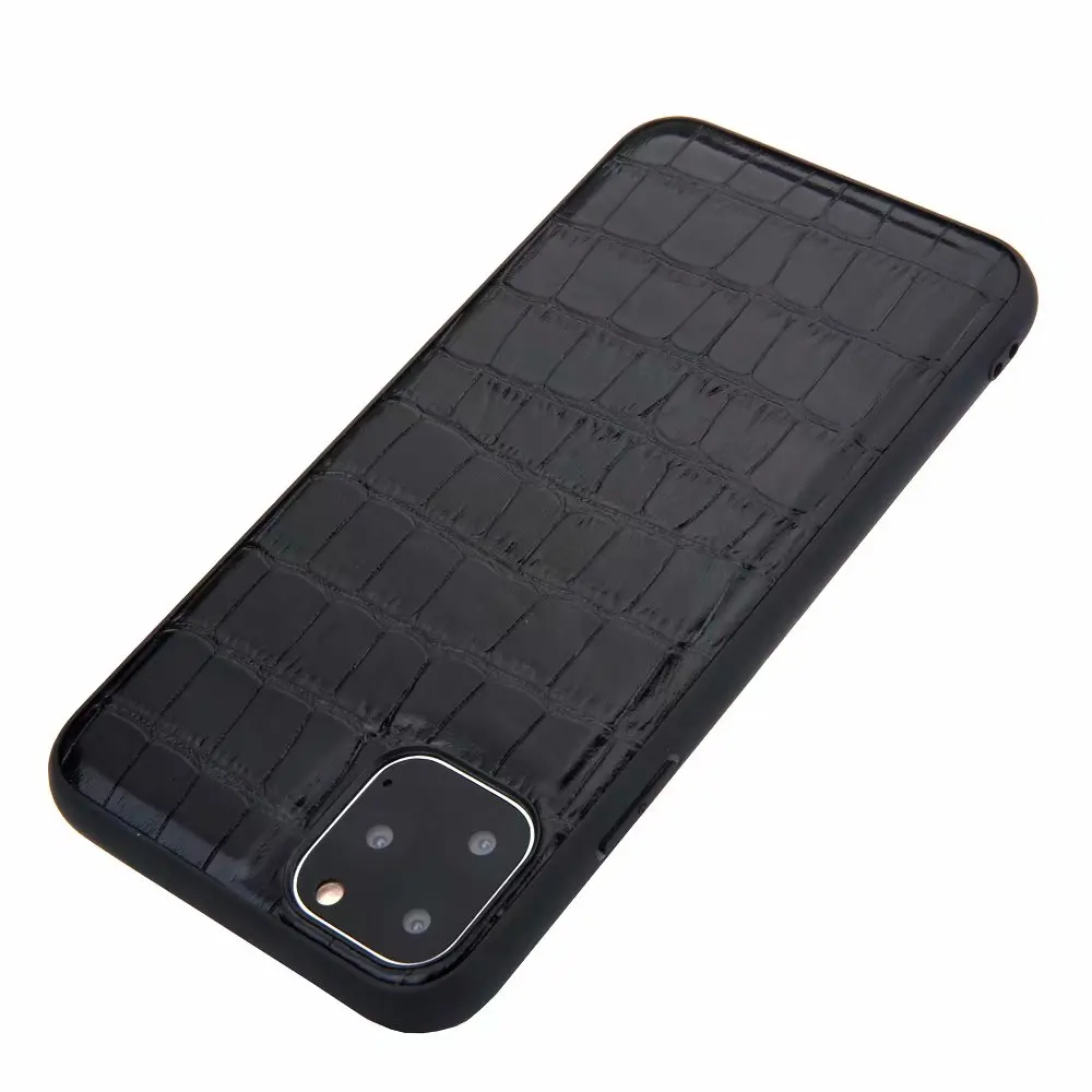 For iPhoneXR Xs Max 7 8 Plus 11 Pro luxury leather crocodile pattern retro Fran zh phone case for AirPods 1 2 Pro headphone case