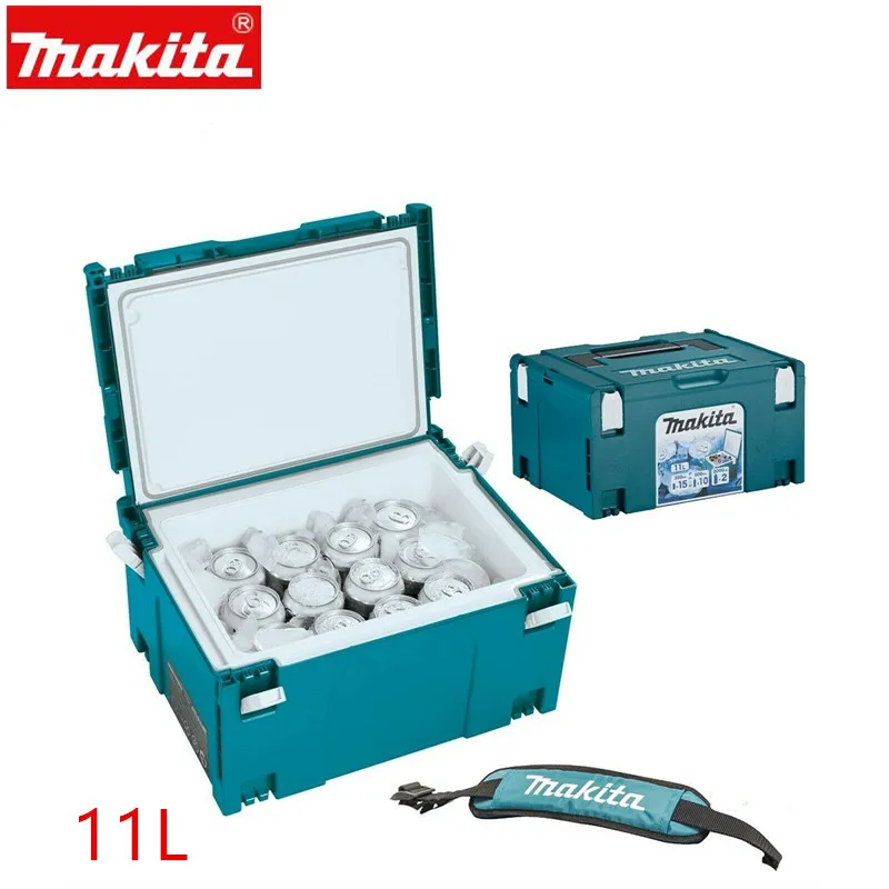 Чехол для коннектора Makita MAKPAC Cool Box 11 л 198254-2 Тип 3 литров + ремешок | Инструменты