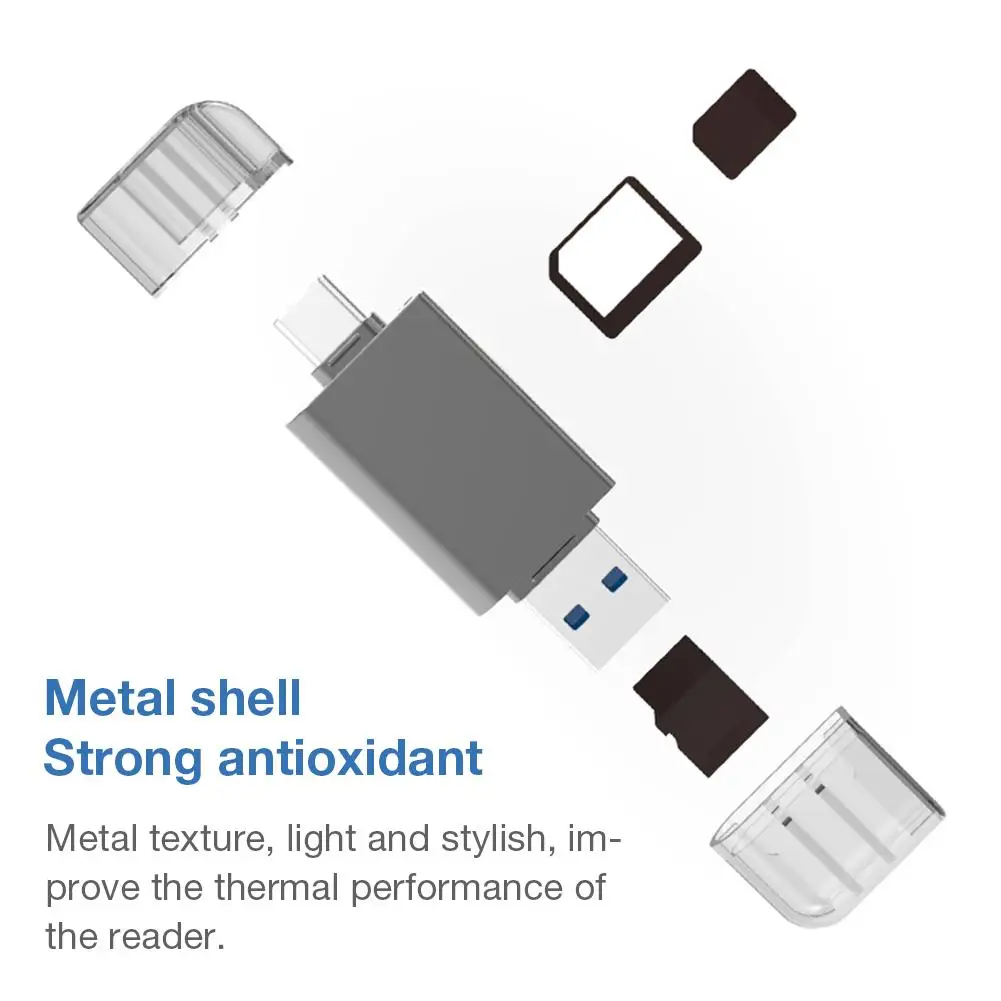 Устройство для чтения карт памяти SD USB 3,0 Micro usb type C для huawei NM 2 в 1 TF/NM карта для Micro SD TF usb type-C кардридер