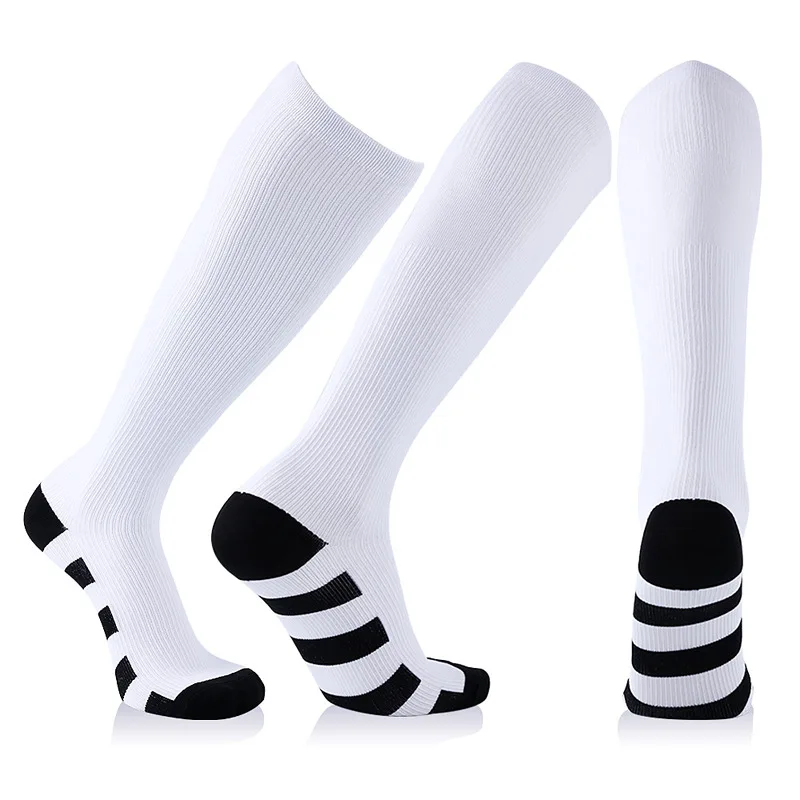 Unisex Black Compression Socks for Enhanced Performance and Pain Relief