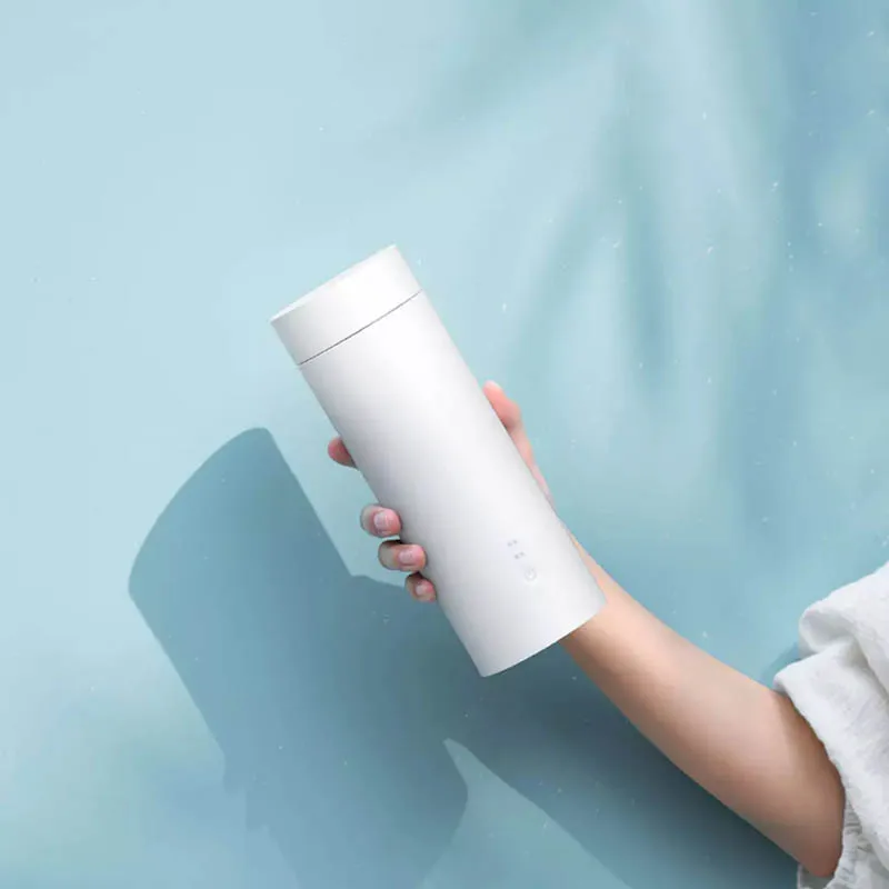 Xiaomi Yunmi портативная электрическая нагревательная чашка, интеллектуальное управление температурой, 400 мл, 304 нержавеющая сталь, нагрев кипящей воды