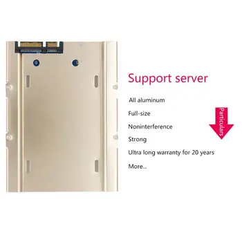 

2.5 to 3.5 Hard Drive Tray Enclosure Drawer Box Can Be Used with Server Aluminum Interface SATA3 3.5 Caddy SATA3