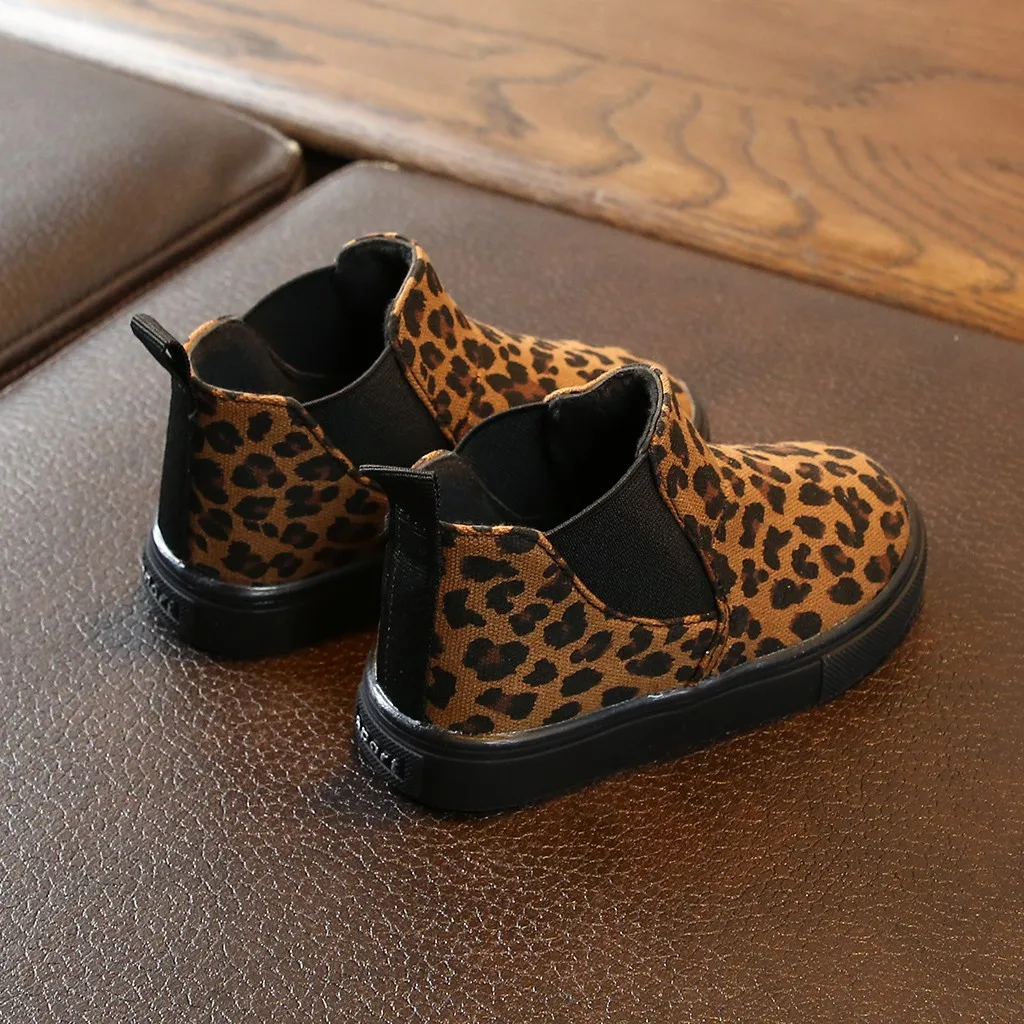 Модные детские сапоги Martin для девочек; сезон зима-осень; теплые короткие сапоги с леопардовым принтом; Повседневная обувь; ботинки;# g4