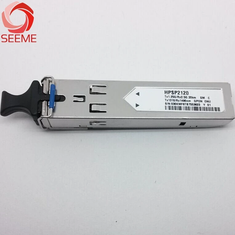 HW HPSP2120 GPON ONU SFP 1490nm 1310nm 2 488G 1 244G Tx1.25G/Rx2.5G 20 км SM SC Tx1310/Rx1490nm для оптического модуля MA5626