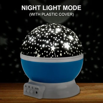 

Starry Projector Light LED Star Moon Galaxy Night Light Rotating Nursery Projecting Lamp Bedroom Decor for Kids Children Gifts
