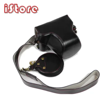 

camera bag For FUJIFILM X-a7 xc15-45mm Kit Case PU Leather Vintage Shoulder Strap Pouch Protection Carry Cover