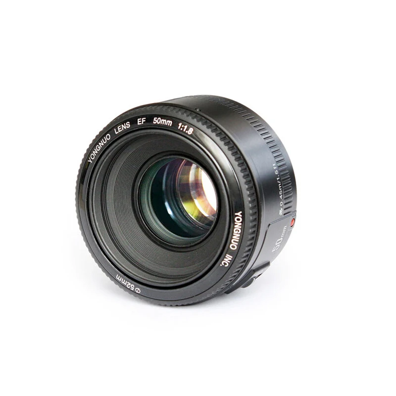 Объектив YONGNUO 50 мм F/1,8 с автофокусом YN EF EOS 50 мм объектив камеры для Canon Rebel T6 EOS 700D 750D 800D 5D Mark AF объектив MF диафрагма