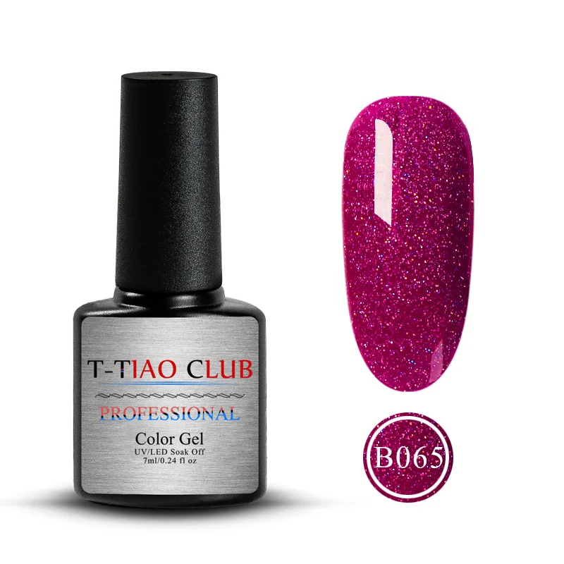 T-TIAO, клубный Гель-лак для ногтей, чистый цвет, Полуперманентная основа, верхнее покрытие, УФ светодиодный, лампа для маникюрный лак, гибридный блестящий гель - Цвет: M30493