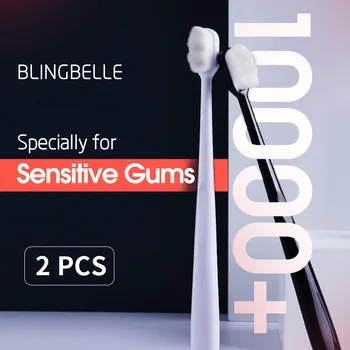 

2pcs Million Toothbrush Ultra brush 360 Super Soft Bristles Eco Friendly Teeth Brush 10,000 Roots Oral Cleaner Tooth Brush Adult