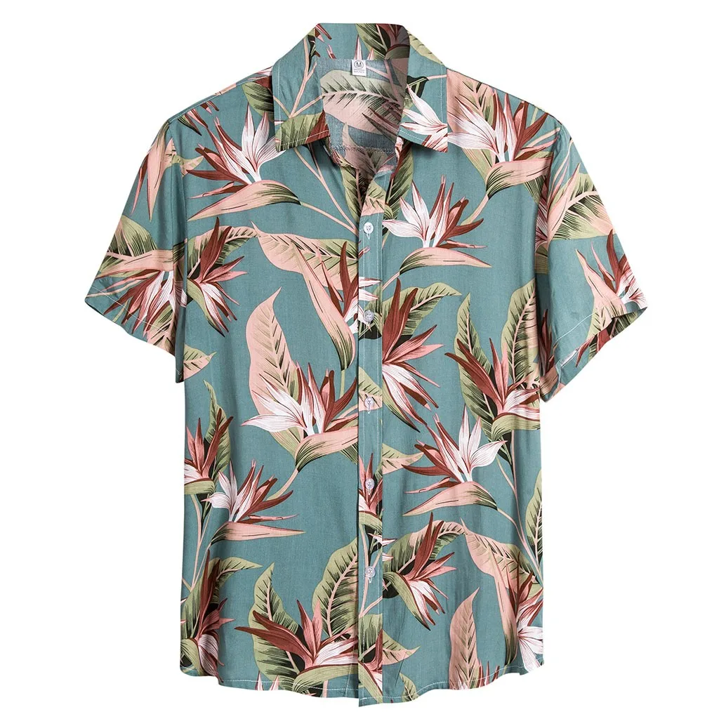 2020 Ethnic Style Printed Shirt Men Lapel High Street Button Vintage Camisa Short Sleeve Mens Brand Hawaiian Shirts 3.12 2020 Ethnic Style Printed Shirt Men Lapel High Street Button Vintage Camisa Short Sleeve Mens Brand Hawaiian Shirts 3.12