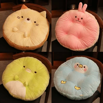 

Autumn and Winter Thicken Seat Cushion Chair Cushion Household Dining Table Tatami Mat Office Classroom Stool Butt Mat Female