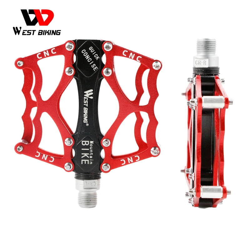 WEST BIKING MTB Bike Pedals BMX DH Bicycle Ultralight Pedals Aluminum