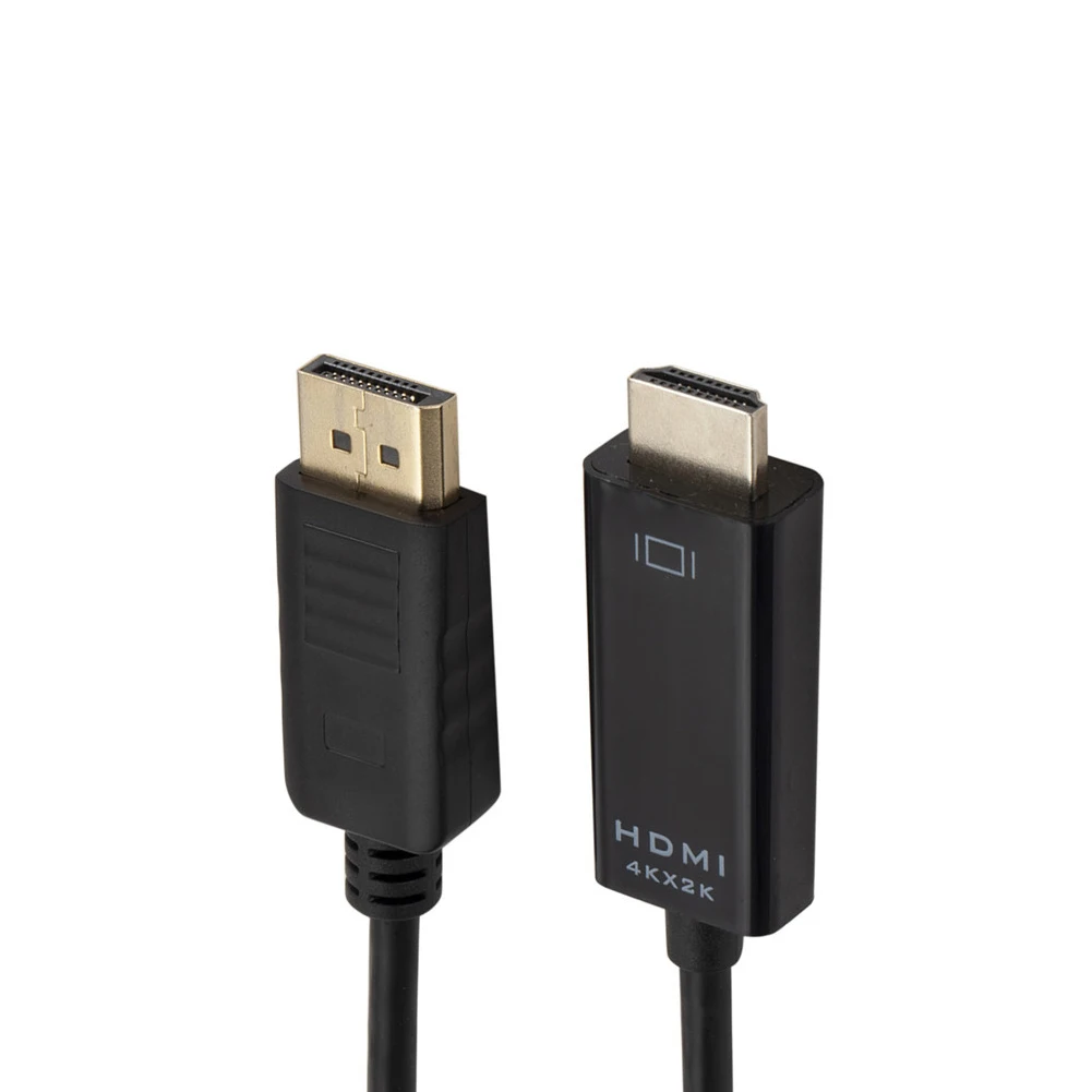 DisplayPort к HDMI Компьютерные аксессуары видео ПВХ HD дисплей Стабильный быстрый