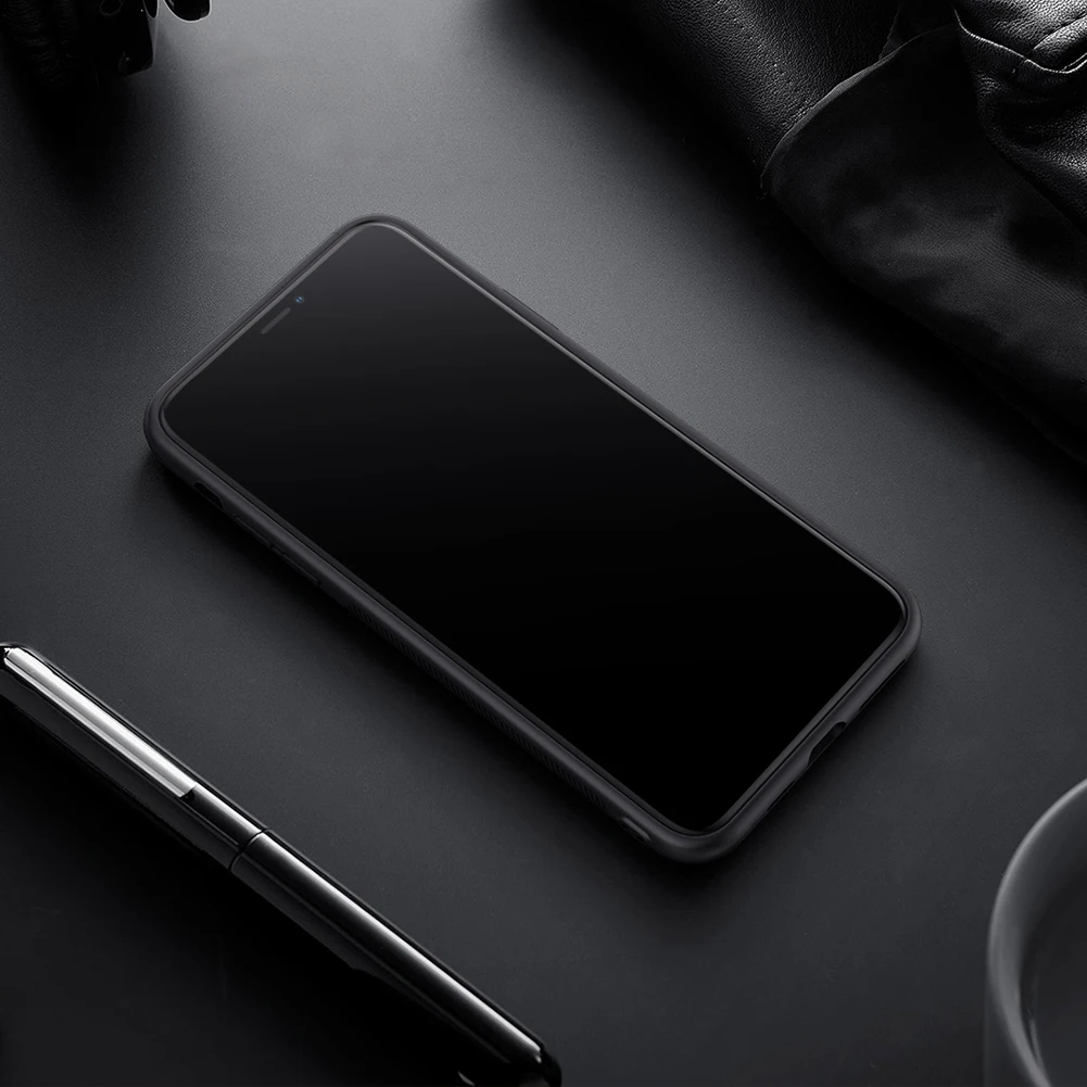 Чехол Nillkin для iPhone 11 Pro из синтетического волокна, карбоновый ПК, задняя крышка, Ультратонкий Тонкий чехол для телефона iPhone 11 Pro Max 6,1 6,5 Дюймов