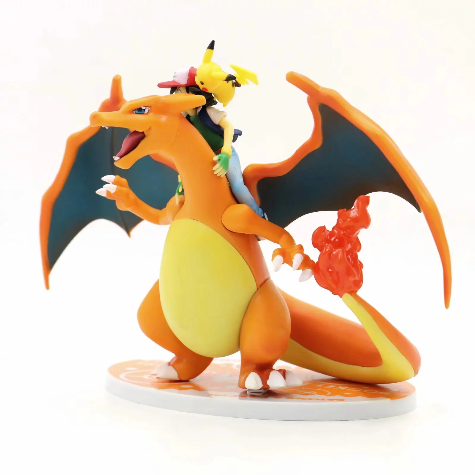 16 см POKEMON Charizard Эш Кетчум, Пикачу с коробкой Аниме фигурки и игрушки модель игрушки для детей