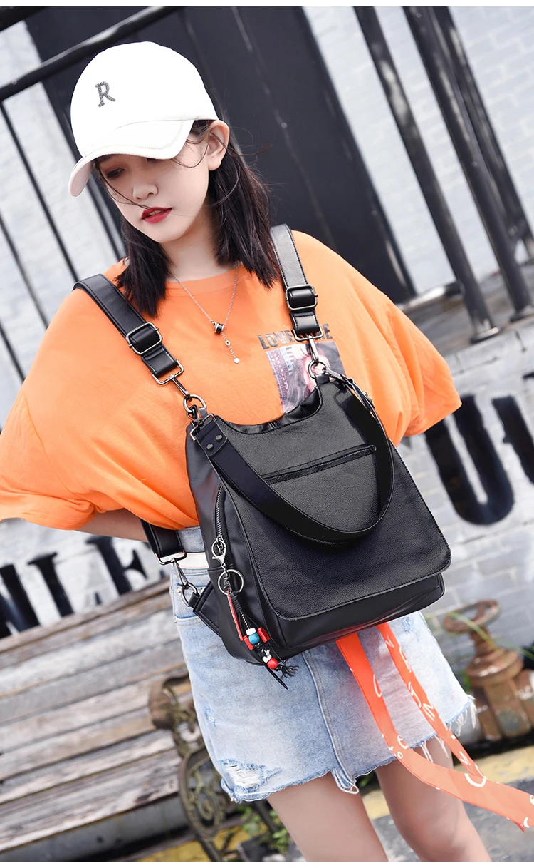 Mochila, кожаный рюкзак, новинка, классический, многофункциональный, для улицы, дорожная сумка, Взрывные модели, женский рюкзак, модный, простой, дикий