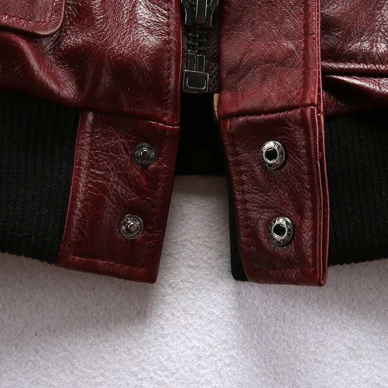 Deals 1901 Read Description! Asian size air force flight A2 pilot cow leather jacket genuine cowhide leather jacket