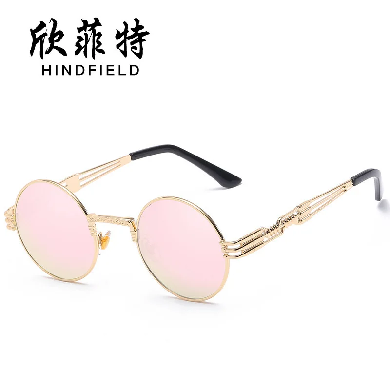 

New sunglasses, punk steam Prince glasses, men's metal round frame, spring glasses frame, women's Sunglasses