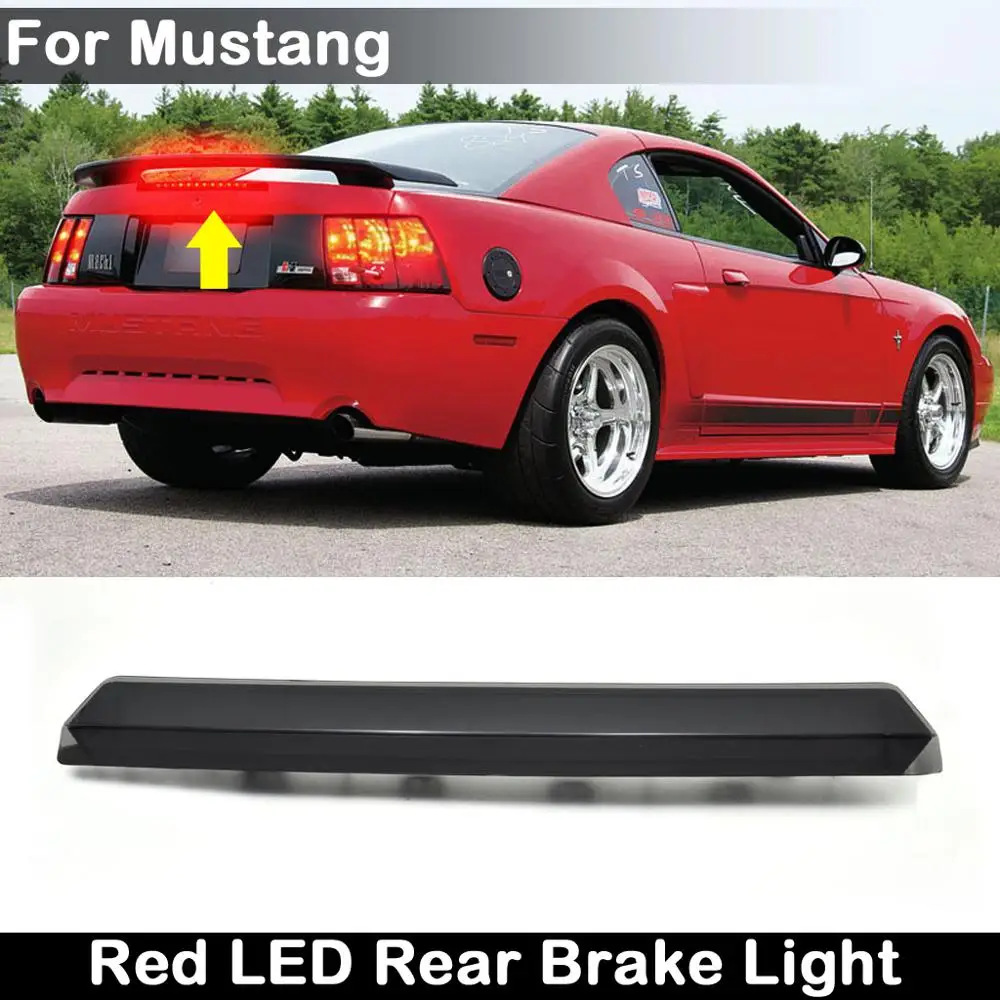 Для Ford Mustang 1999 2004 прозрачные линзы или дымчатые красный светодиодный задний
