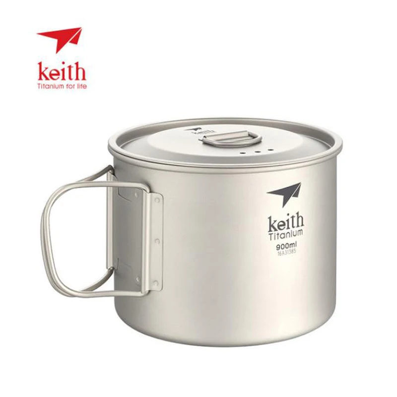 Стакан Keith titanium cup Ti3209 из чистого титана чашки 900 мл чашка для лапши быстрого
