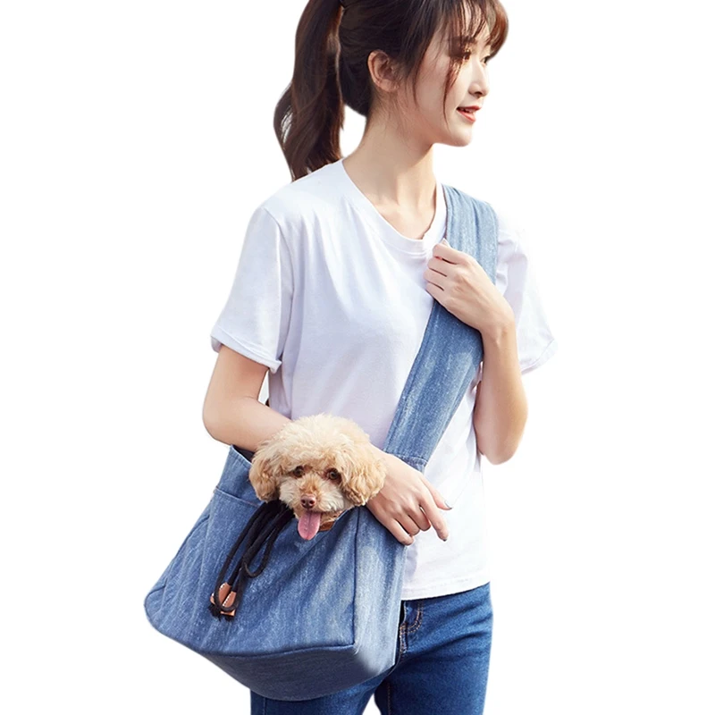 

2019 Hot Dog Bag Polyester Pet Carrier Breathbale Cat Carrier Comfort Puppy Handbag Slings Bag for Dog Cat Portable Pet Product