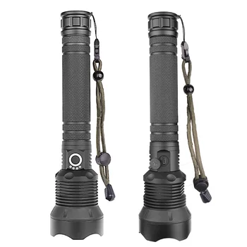 

120000 Lumens Powerful Led Torch Usb Electric Led Zoom Tactical Torch XHP70.2 18650 or 26650 Battery Hand Rechargeable Light