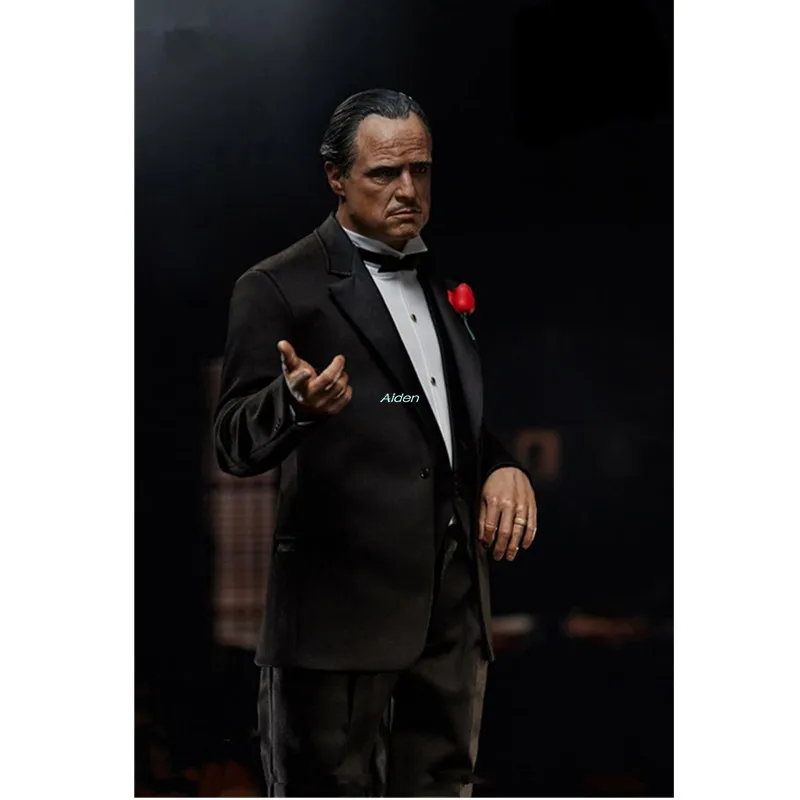 1" Статуя BW-SS-20301 бюст Vito Corleone 1/4 полная длина Портрет украшения Смола действие Коллекционная модель игрушечная коробка 46 см Z2572