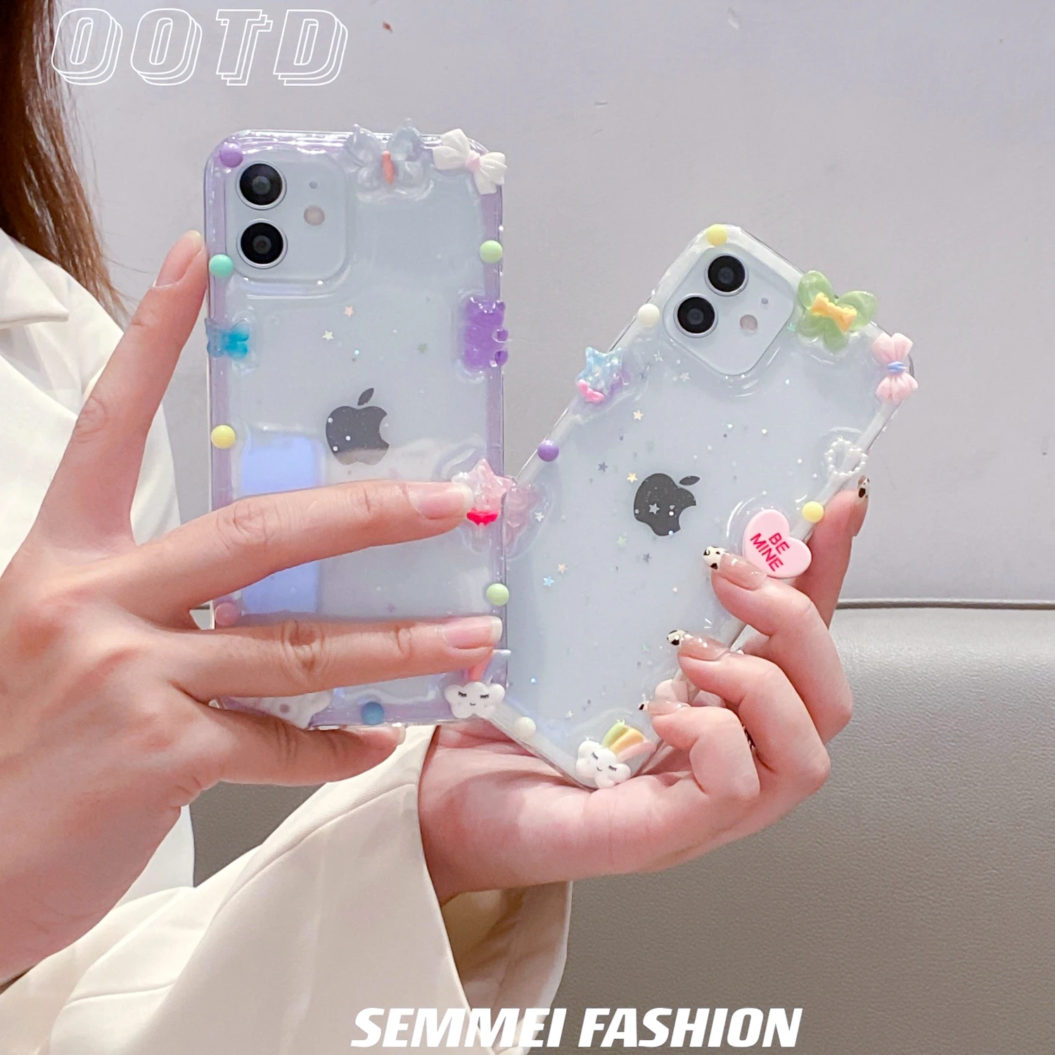 Iphone 11 Cases Cute Protective Silicone Border Protective Case