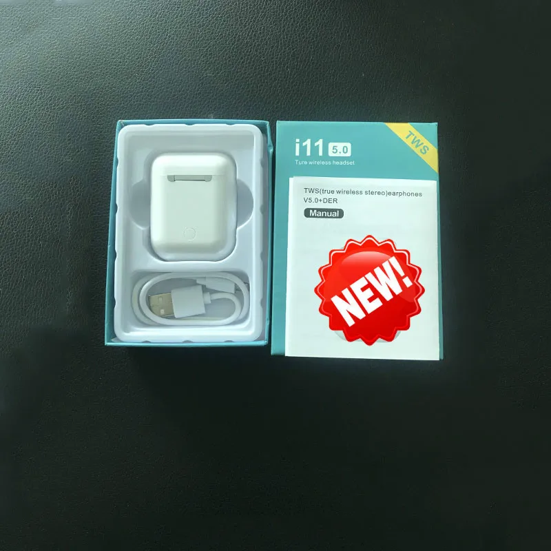 i11 touch I7s/i9/i10/i11/i12/i13/i14/i15 TWS беспроводные Bluetooth наушники гарнитура с зарядной коробкой Близнецы наушники для смартфона - Цвет: i11 touch