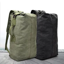 Новая Большая вместительная сумка для путешествий и кемпинга, тактический военный рюкзак для женщин и мужчин, Холщовая Сумка-мешок для горного туризма