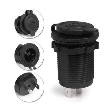 

1pc Waterproof Car Boat Motorcycle Cigarette Lighter Sockets Power Plug Outlet 12V Cigarette Lighter Socket