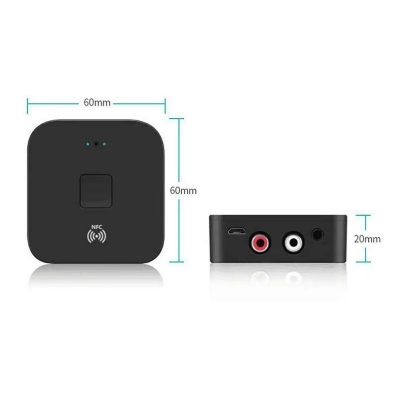 Bluetooth 5,0 4,2 аудио приемник передатчик 2 в 1 RCA 3,5 мм 3,5 AUX Jack USB музыка стерео Беспроводные адаптеры для автомобиля ТВ MP3 ПК