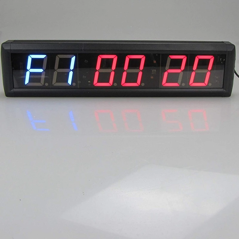 LED Interval Workout Timer US Plug Countdown Stopwatch