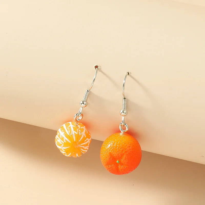Pendant Drop Earrings Women Girls Creative Fun Cute Acrylic Leaf Fruit Violin Pendant Earrings Jewelry Gift dangle earrings drop earrings pendant earrings acrylic earrings fruit design earrings
