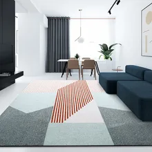 Постсовременный коврик для гостиной, прикроватный коврик большого размера в скандинавском стиле, коврик для офиса