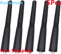 5PCS 403-470MHz UHF Stubby Antenna PMAE4003 PMAE4003A Compatible for Motorola HT750 HT1250 HT1550 PR400 CP200 CP200D EX500