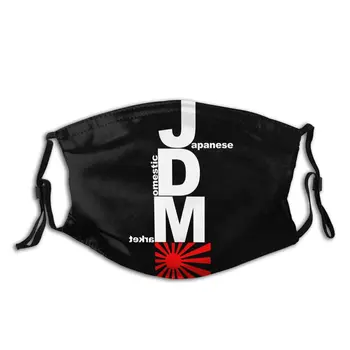 

JDM Rising Sun Men Women Reusable Face Mask Anti Haze Dust Mask With Filters Protection Mask Respirator Mouth Muffle