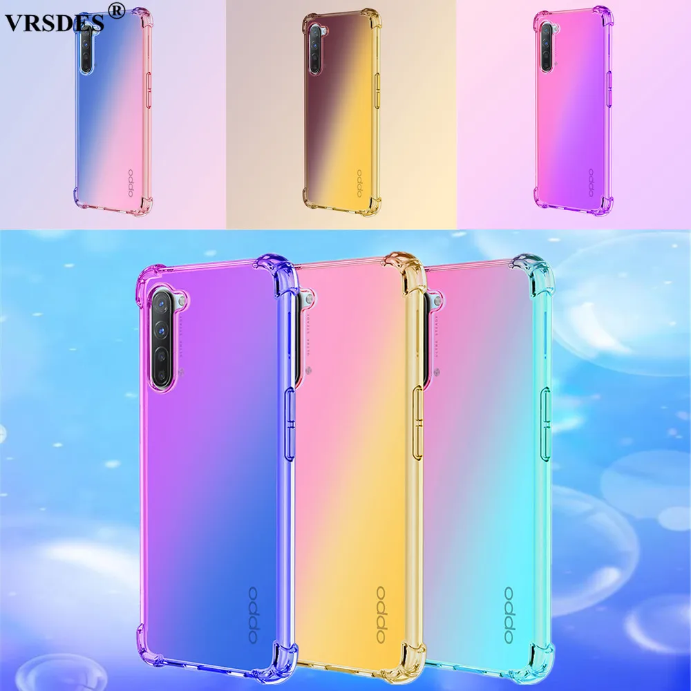 Для OPPO Reno3 Pro Reno2 F Z Reno 10x Zoom Ace Красочный Мягкий Силиконовый противоударный чехол