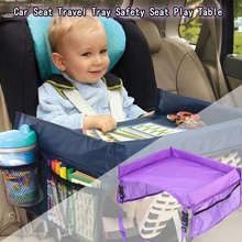Портативный 5-Цвет автомобильное кресло стол Водонепроницаемый стол лоток детская игрушка для детской коляски детское сиденье для автомобиля внутренние аксессуары