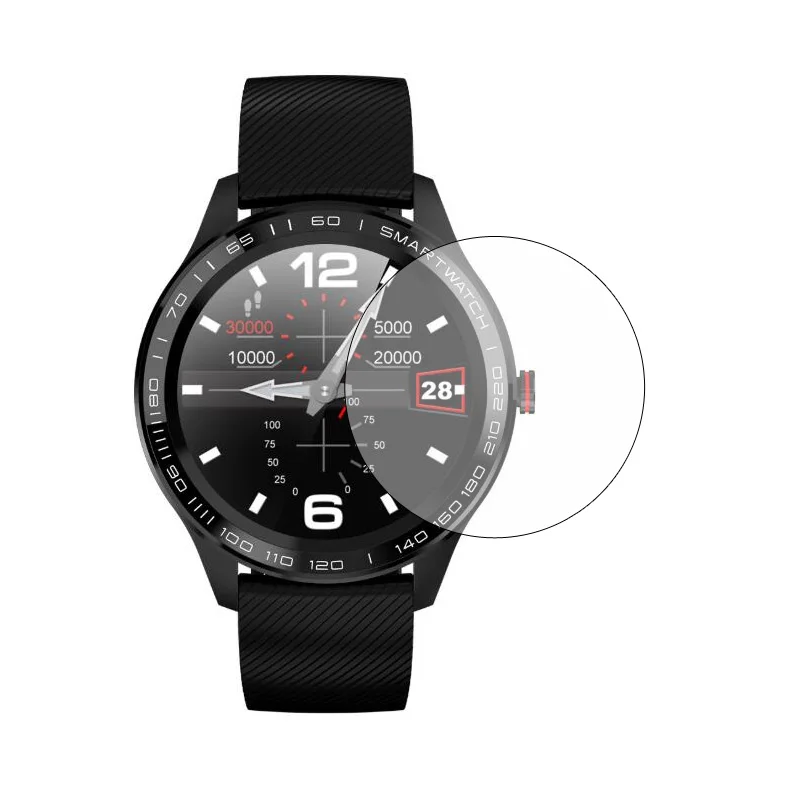Прозрачная защитная пленка для LEMFO Hold mi UTELITE L9 Защитная экрана умных часов 3