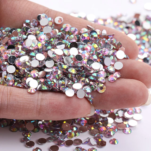 3000pcs Flatback Rhinestones for Crafts,Light Purple and Purple Crystals Rhinestone,Resin Flatback Rhinestones Glitter Gems Nail Diamonds