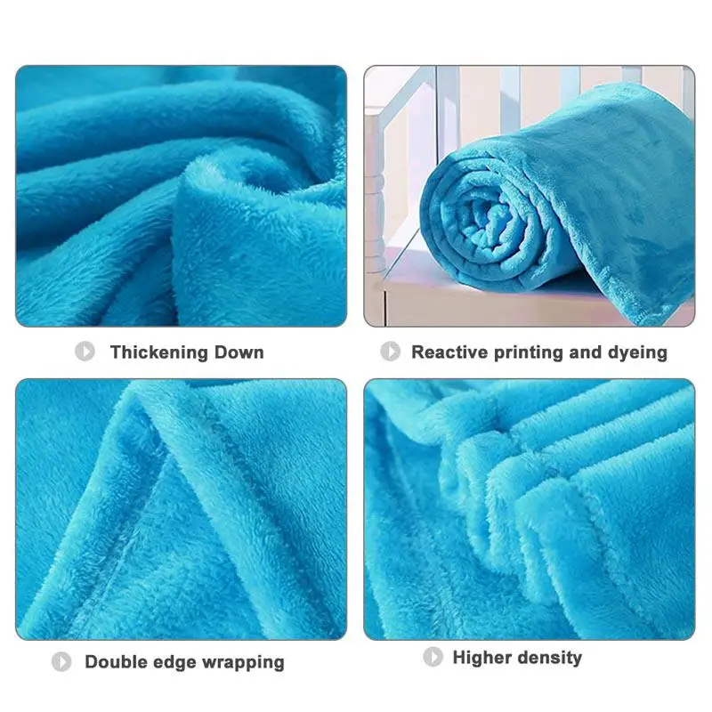 Мягкое теплое одеяло из кораллового флиса, зимнее покрывало для дивана, фланелевое одеяло для механической стирки s