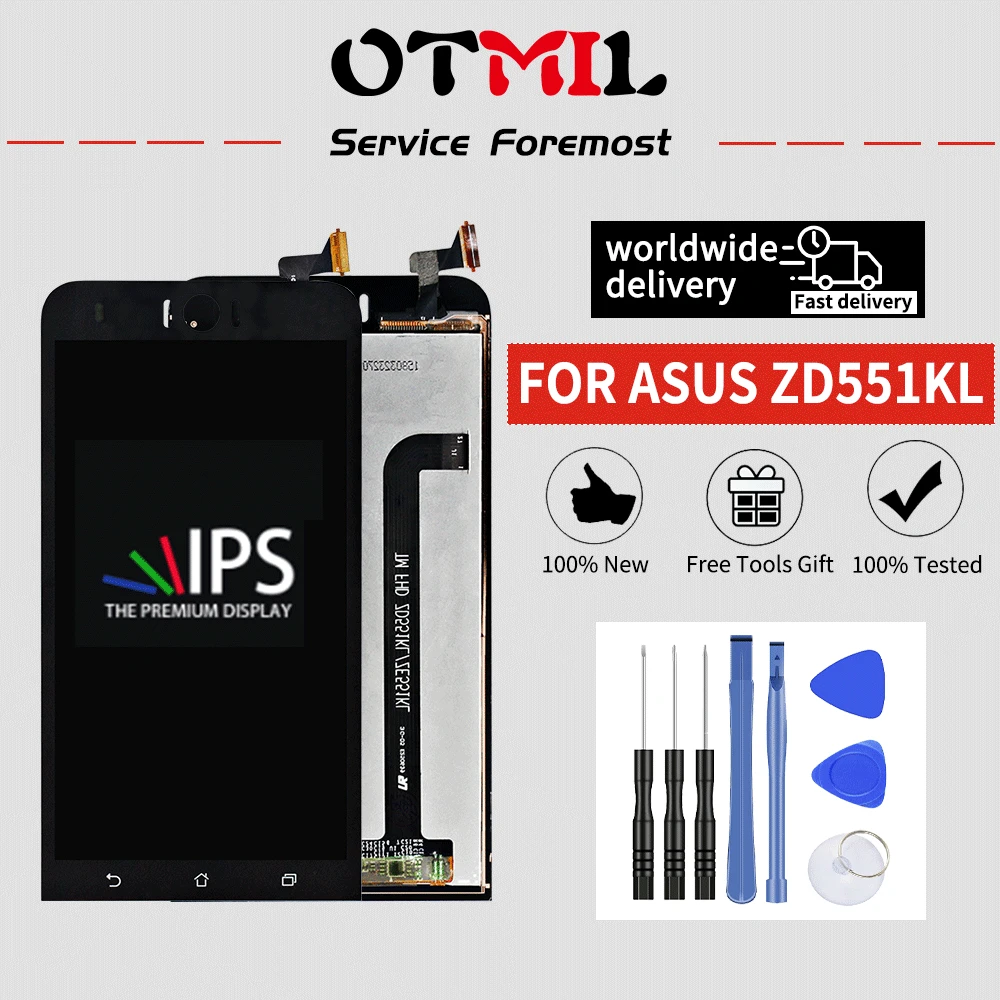 

Original 5.5"LCD For ASUS Zenfone ZD551KL Selfie LCD Display Touch Screen Digitizer Assembly with Frame for Zenfone ZD551KL LCD