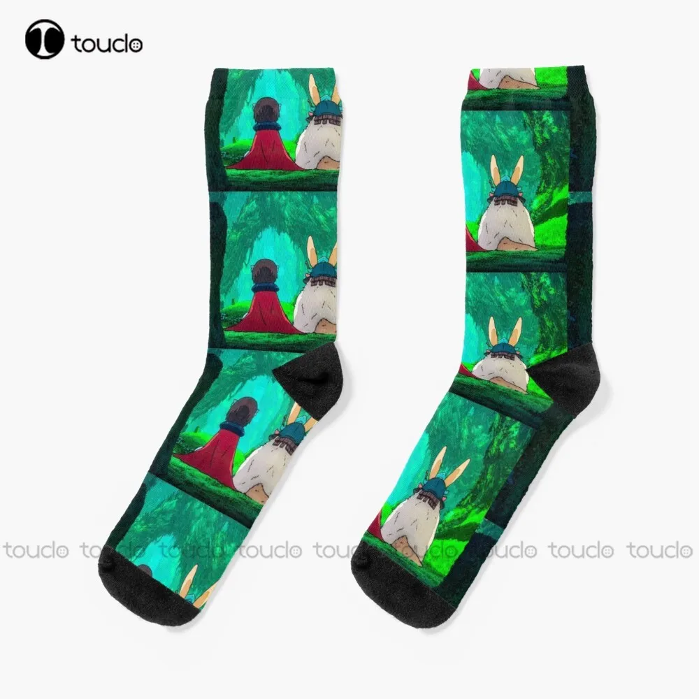 

Made In Abyss Socks Athletic Socks Christmas Gift Custom Unisex Adult Teen Youth Socks Women Men 360° Digital Print Funny Sock