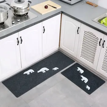 

Kitchen Mat Long Bathroom Anti-slip Rugs Living Room Tapete Printed Carpet Doormat Hallway Door Mat Home Entrance Floor mats